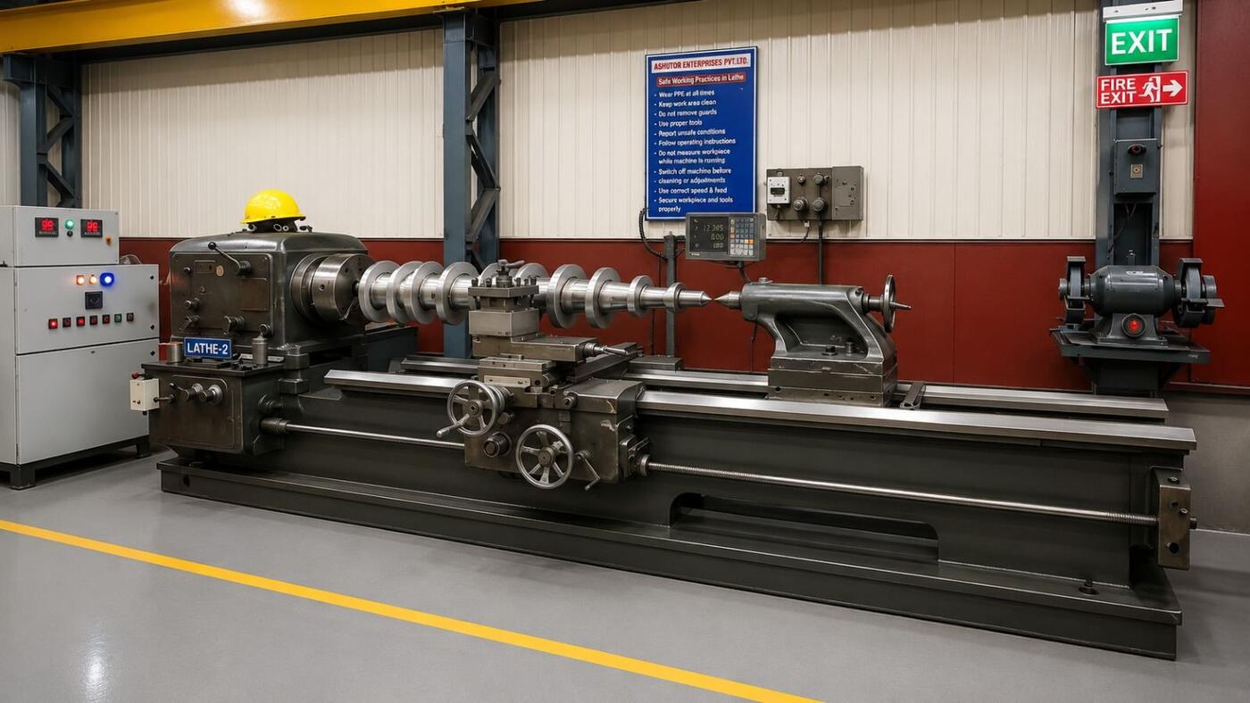 Gear Box Type Lathe
